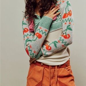 Free People - We The Free Cherry Cola Swit Cuff - Size Medium